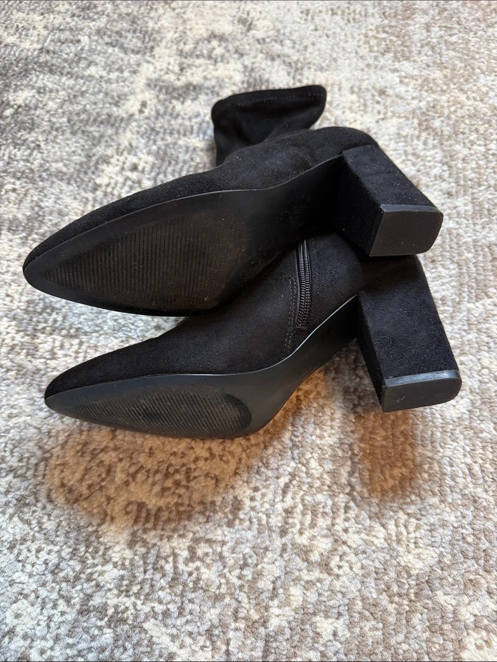 Steve Madden Black Suede Boot